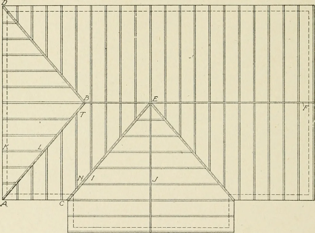 An illustration from Cyclopedia of architecture, carpentry, and building : a general reference work, 1912, leaf 197