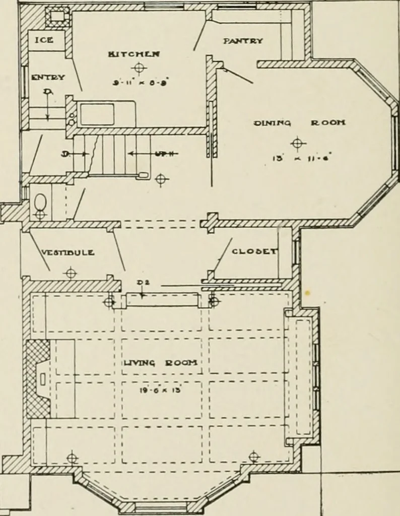 An illustration from Cyclopedia of architecture, carpentry, and building : a general reference work, 1912, leaf 291