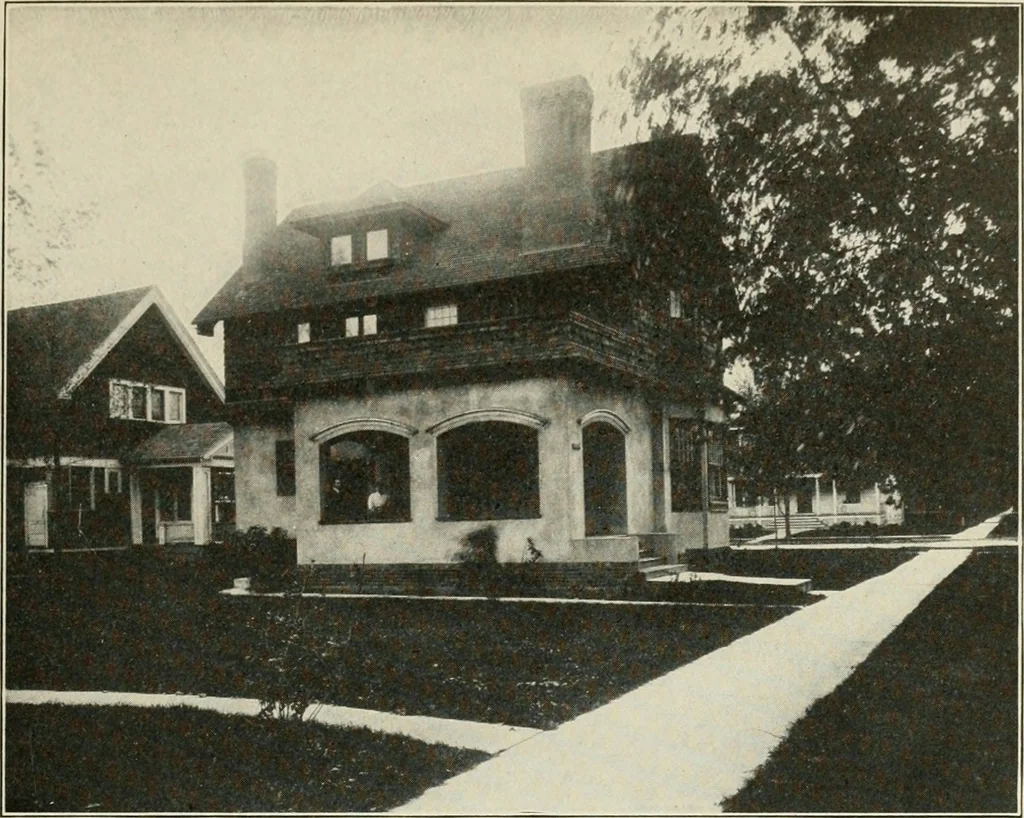 An illustration from Cyclopedia of architecture, carpentry, and building : a general reference work, 1912, leaf 292