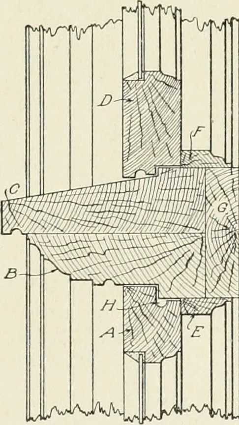 An illustration from Cyclopedia of architecture, carpentry, and building : a general reference work, 1912, leaf 302