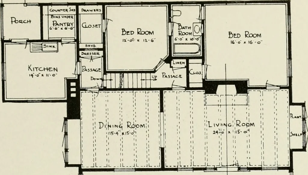 An illustration from Cyclopedia of architecture, carpentry, and building : a general reference work, 1912, leaf 348