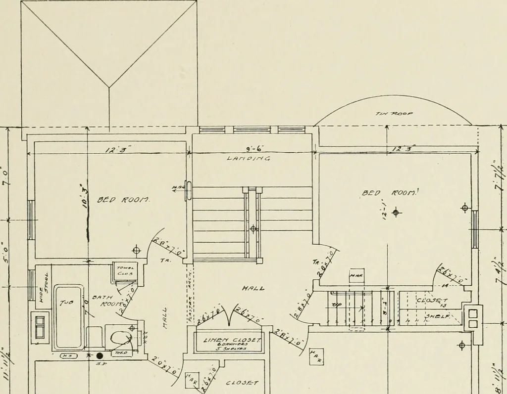 An illustration from Cyclopedia of architecture, carpentry, and building : a general reference work, 1912, leaf 388