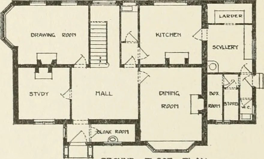 An illustration from Cyclopedia of architecture, carpentry, and building : a general reference work, 1912, leaf 427