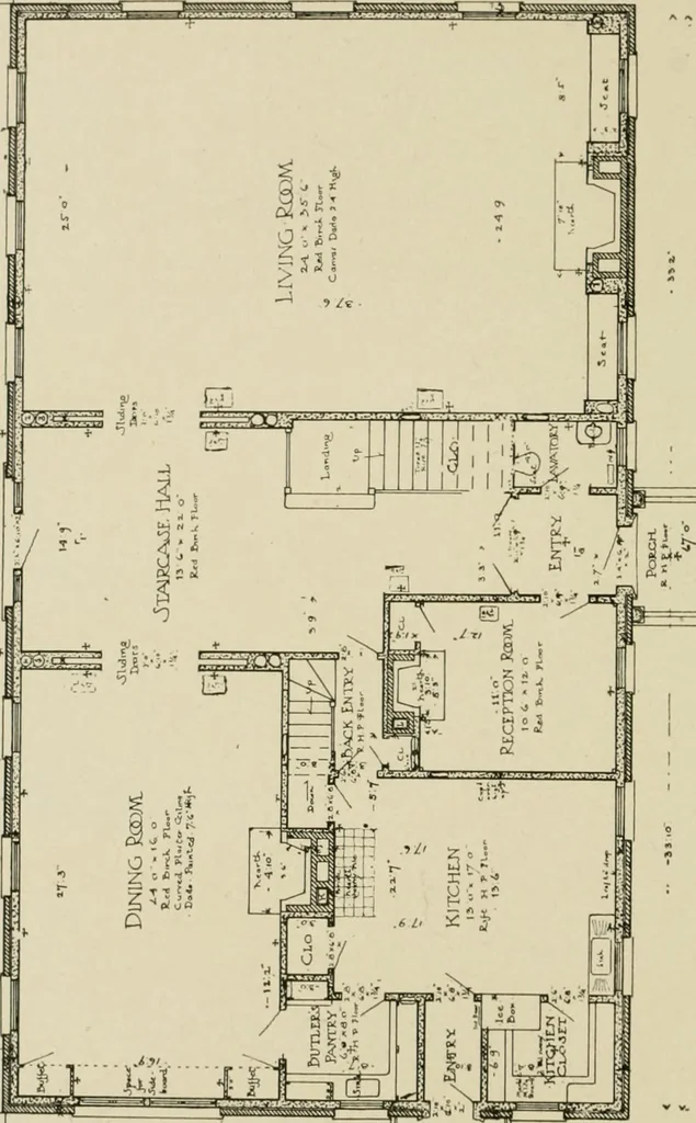 An illustration from Cyclopedia of architecture, carpentry, and building : a general reference work ..., 1907, leaf 149