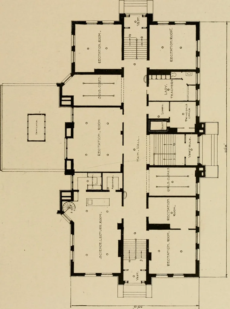 An illustration from Cyclopedia of architecture, carpentry, and building : a general reference work ..., 1907, leaf 170