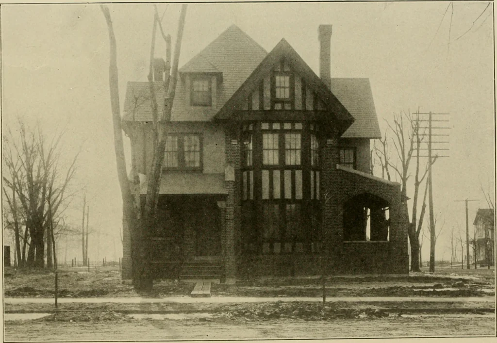 An illustration from Cyclopedia of architecture, carpentry, and building : a general reference work ..., 1907, leaf 305