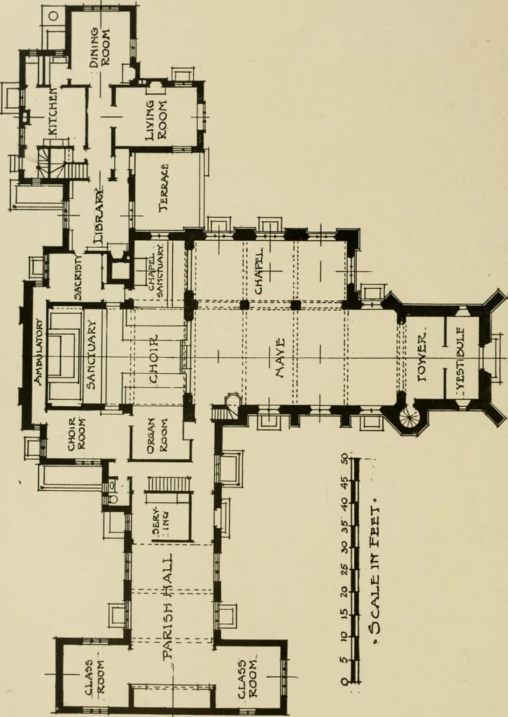 An illustration from Cyclopedia of architecture, carpentry, and building : a general reference work ..., 1907, leaf 345