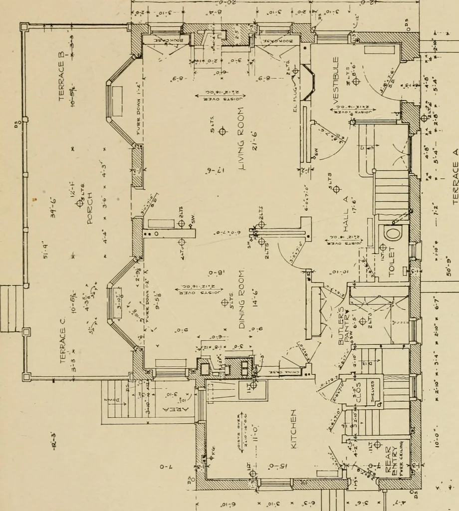 An illustration from Cyclopedia of architecture, carpentry, and building : a general reference work ..., 1907, leaf 386
