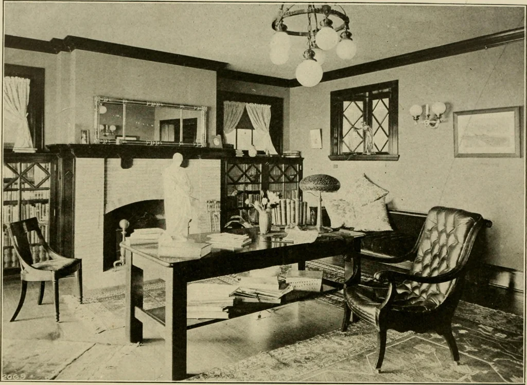An illustration from Cyclopedia of architecture, carpentry, and building : a general reference work ..., 1907, leaf 405