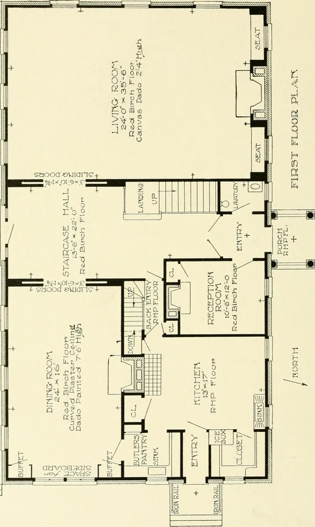 An illustration from Cyclopedia of architecture, carpentry, and building : a general reference work, 1912, leaf 151