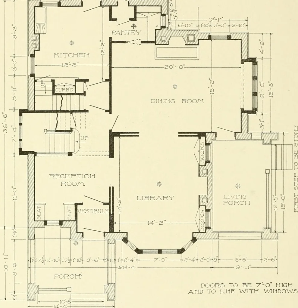 An illustration from Cyclopedia of architecture, carpentry, and building : a general reference work, 1912, leaf 327