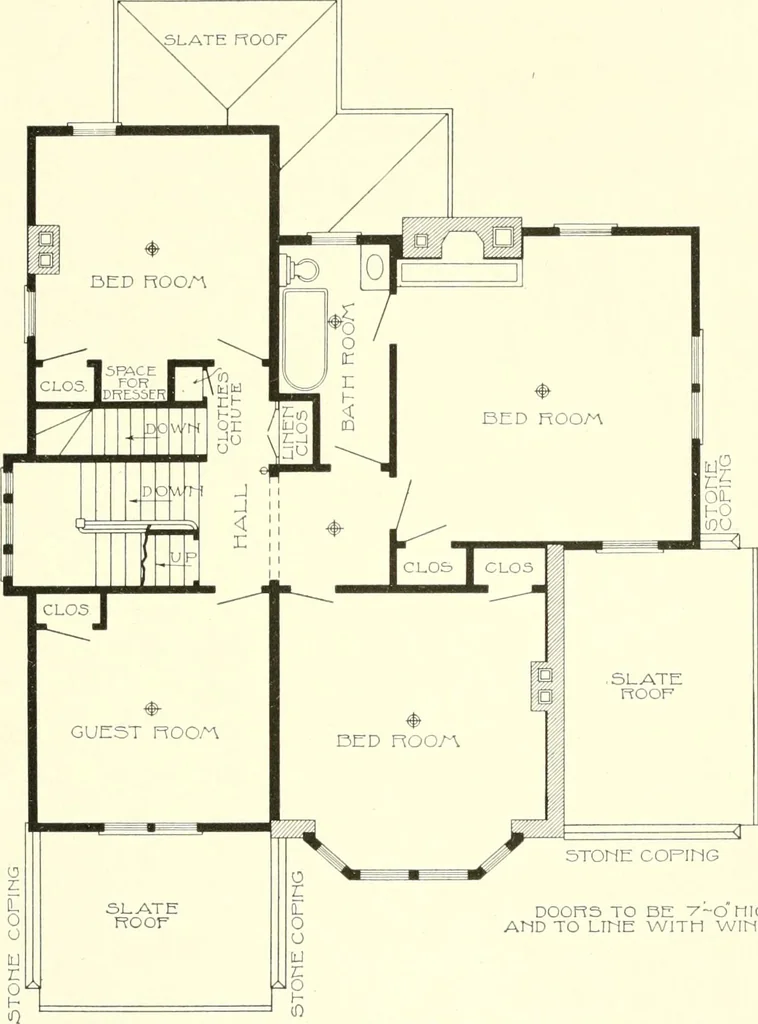 An illustration from Cyclopedia of architecture, carpentry, and building : a general reference work, 1912, leaf 328