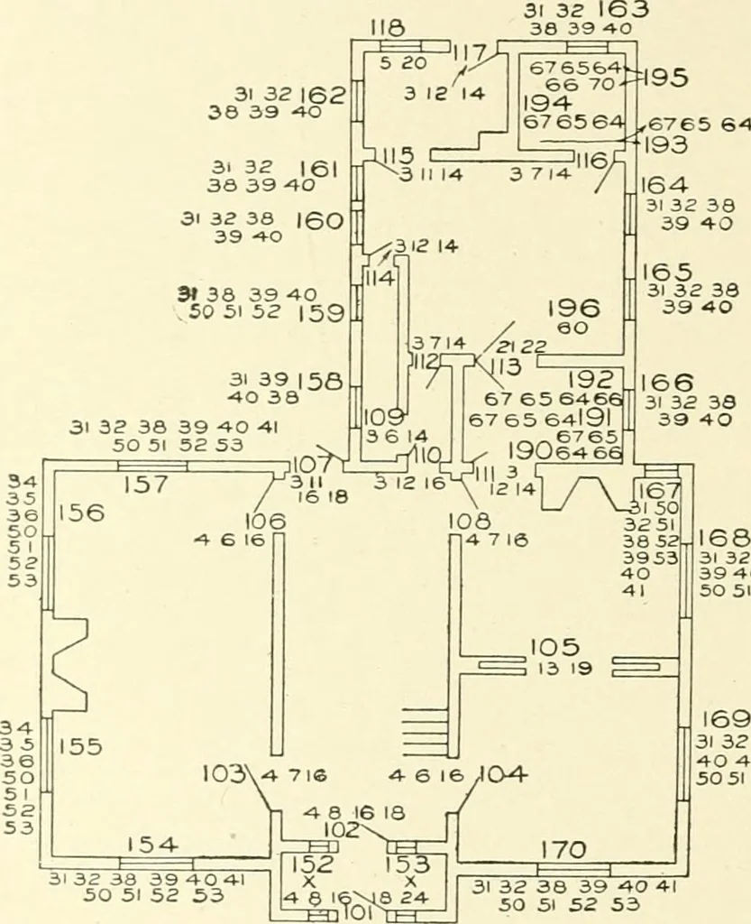An illustration from Cyclopedia of architecture, carpentry, and building : a general reference work, 1912, leaf 435