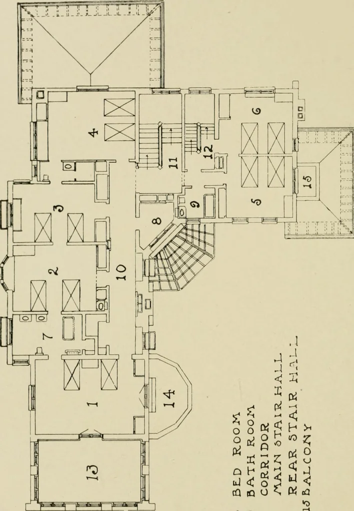 An illustration from Cyclopedia of architecture, carpentry, and building : a general reference work ..., 1907, leaf 168