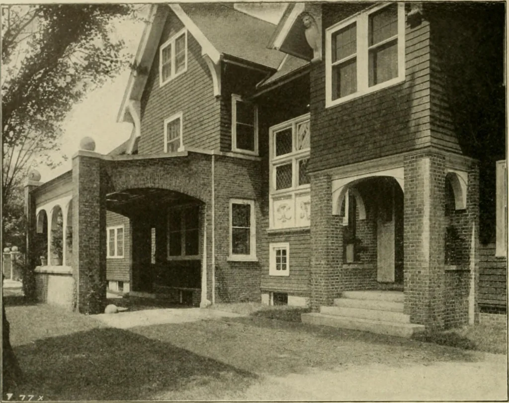 An illustration from Cyclopedia of architecture, carpentry, and building : a general reference work ..., 1907, leaf 318