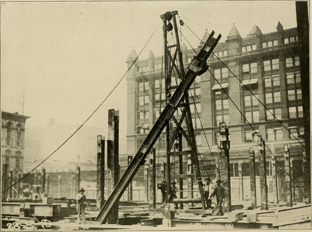 An illustration from Cyclopedia of architecture, carpentry, and building : a general reference work ..., 1907, leaf 271