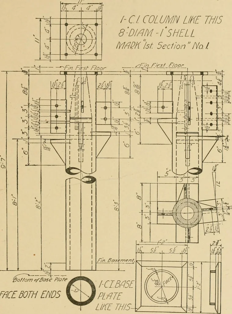 An illustration from Cyclopedia of architecture, carpentry, and building : a general reference work ..., 1907, leaf 298