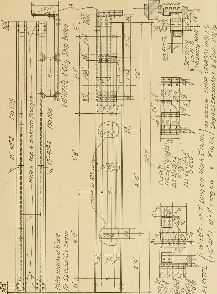 An illustration from Cyclopedia of architecture, carpentry, and building : a general reference work ..., 1907, leaf 316