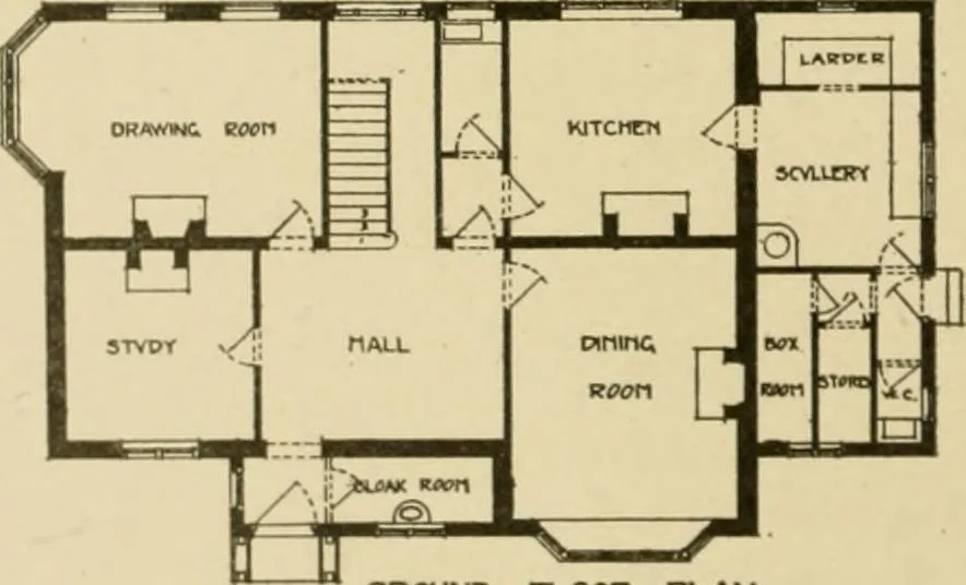 An illustration from Cyclopedia of architecture, carpentry, and building : a general reference work ..., 1907, leaf 467