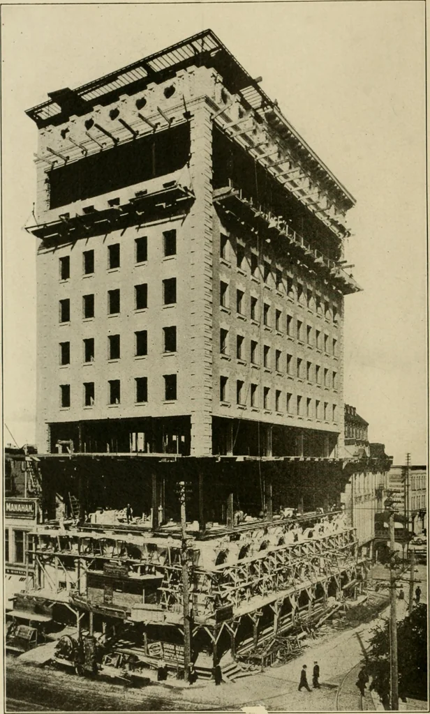 An illustration from Cyclopedia of architecture, carpentry, and building : a general reference work ..., 1907, leaf 77