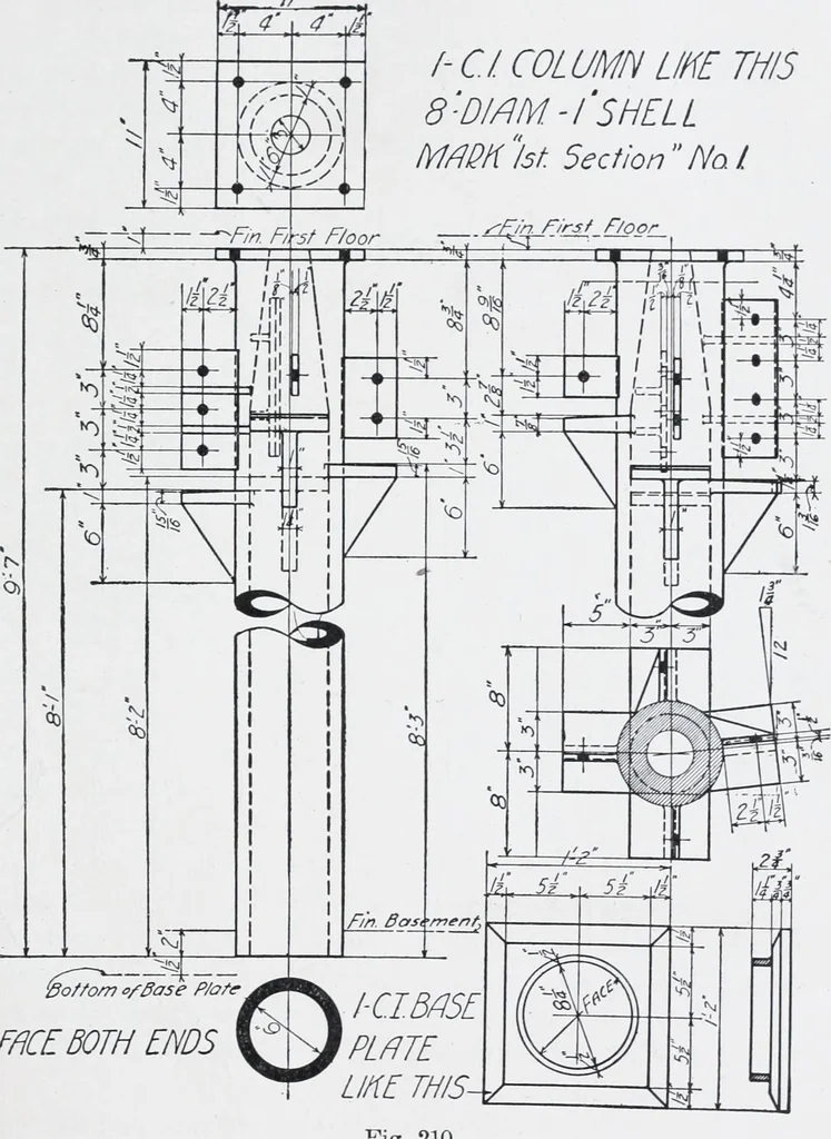 An illustration from Cyclopedia of architecture, carpentry, and building : a general reference work, 1912, leaf 297