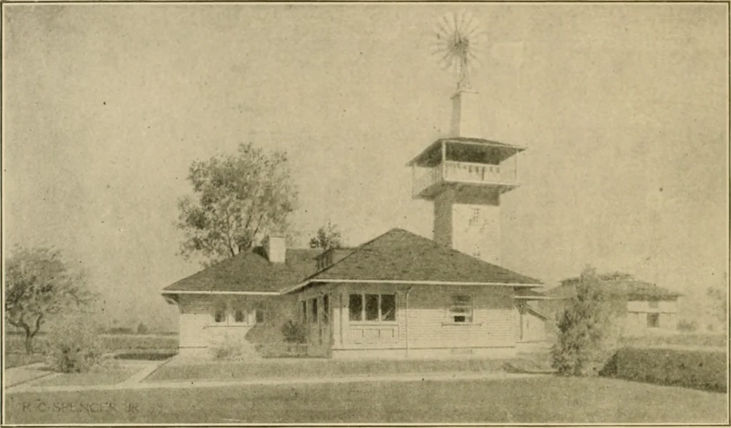 An illustration from Cyclopedia of architecture, carpentry, and building : a general reference work ..., 1907, leaf 123