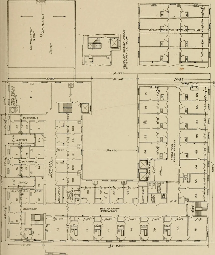 An illustration from Cyclopedia of architecture, carpentry, and building : a general reference work ..., 1907, leaf 138