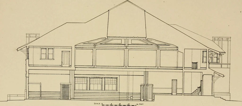 An illustration from Cyclopedia of architecture, carpentry, and building : a general reference work ..., 1907, leaf 238
