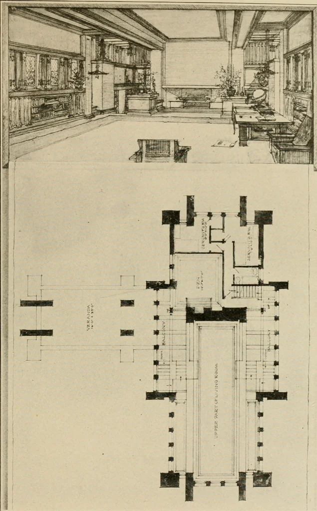 An illustration from Cyclopedia of architecture, carpentry, and building : a general reference work ..., 1907, leaf 316