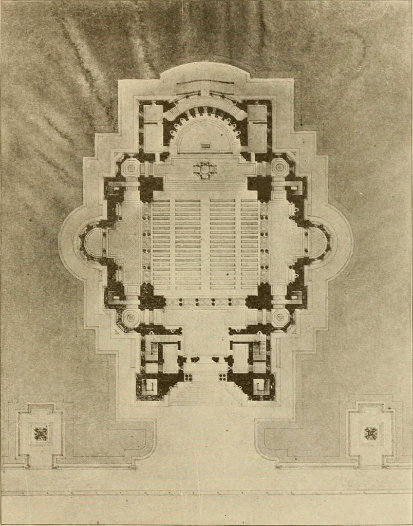 An illustration from Cyclopedia of architecture, carpentry, and building : a general reference work ..., 1907, leaf 346