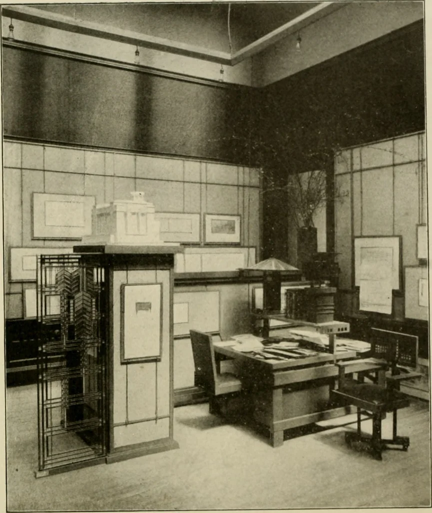 An illustration from Cyclopedia of architecture, carpentry, and building : a general reference work ..., 1907, leaf 357