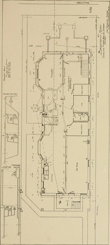 An illustration from Cyclopedia of architecture, carpentry, and building : a general reference work ..., 1907, leaf 38