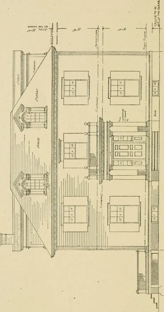 An illustration from Cyclopedia of architecture, carpentry, and building : a general reference work ..., 1907, leaf 405