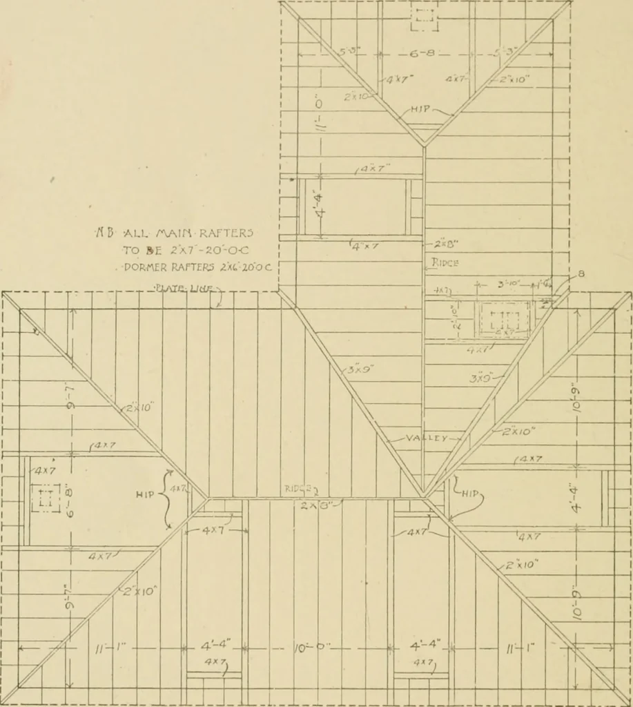 An illustration from Cyclopedia of architecture, carpentry, and building : a general reference work ..., 1907, leaf 413