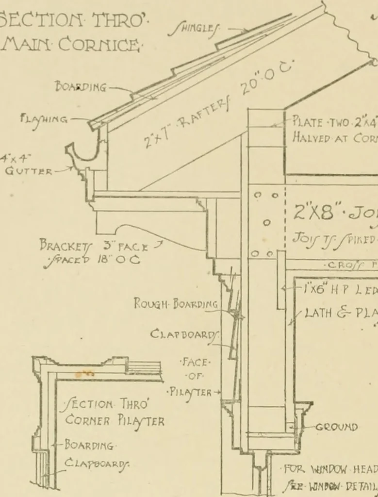 An illustration from Cyclopedia of architecture, carpentry, and building : a general reference work ..., 1907, leaf 417