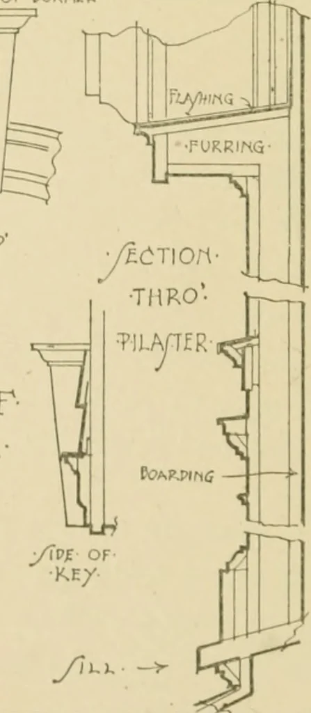 An illustration from Cyclopedia of architecture, carpentry, and building : a general reference work ..., 1907, leaf 417