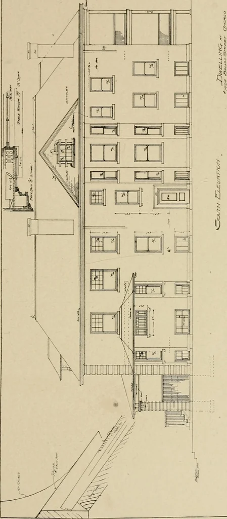 An illustration from Cyclopedia of architecture, carpentry, and building : a general reference work ..., 1907, leaf 78