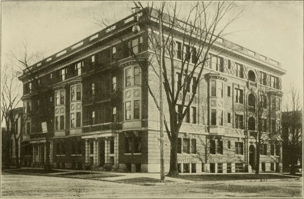 An illustration from Cyclopedia of architecture, carpentry, and building : a general reference work ..., 1907, leaf 97