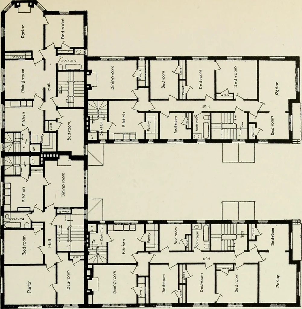 An illustration from Cyclopedia of architecture, carpentry, and building : a general reference work, 1912, leaf 120