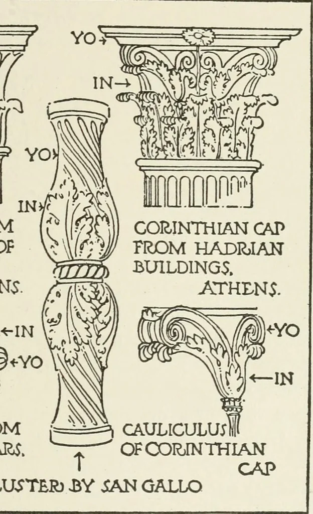 An illustration from Cyclopedia of architecture, carpentry, and building : a general reference work, 1912, leaf 206