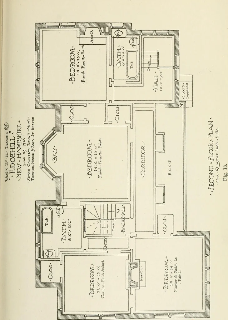 An illustration from Cyclopedia of architecture, carpentry, and building : a general reference work, 1912, leaf 208