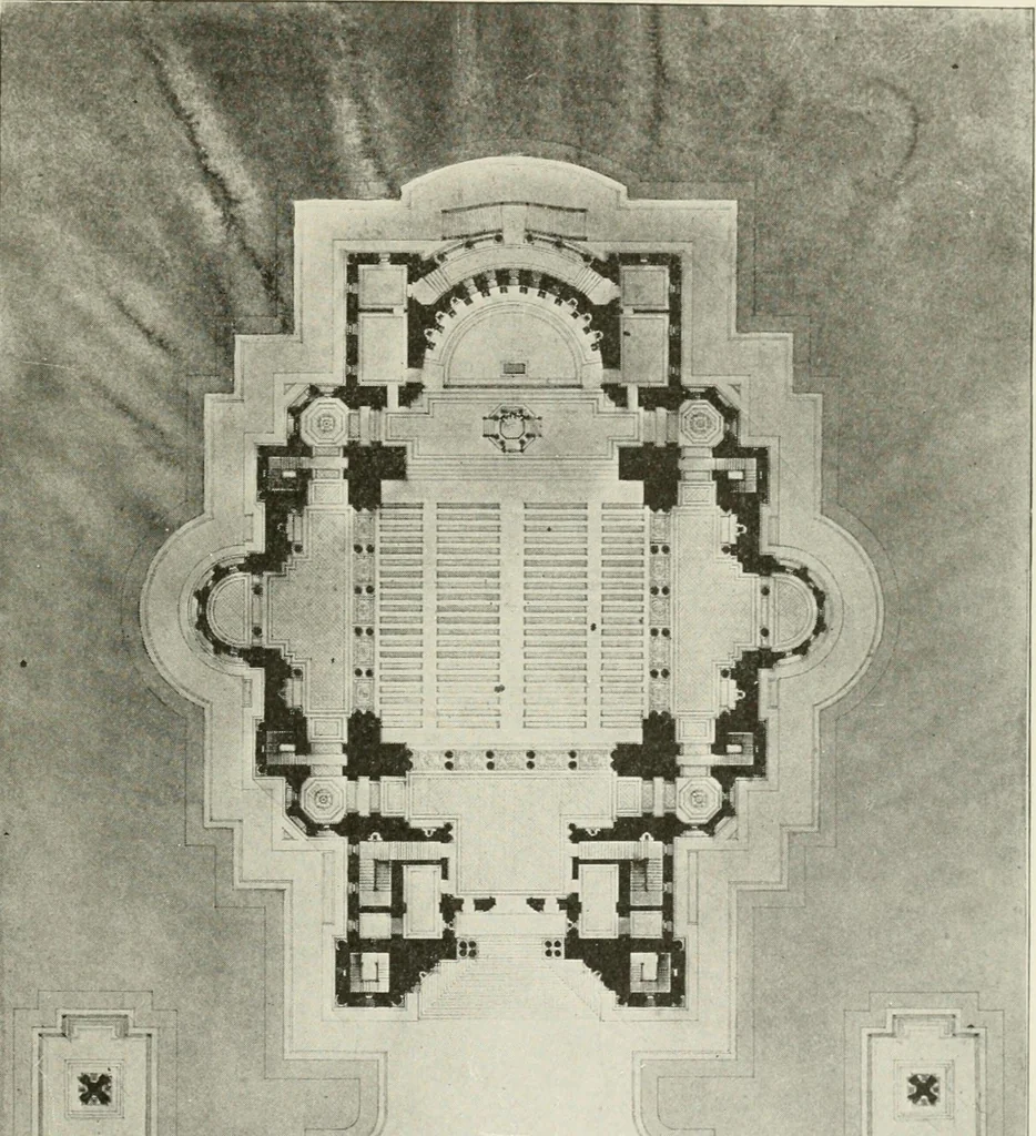 An illustration from Cyclopedia of architecture, carpentry, and building : a general reference work, 1912, leaf 308