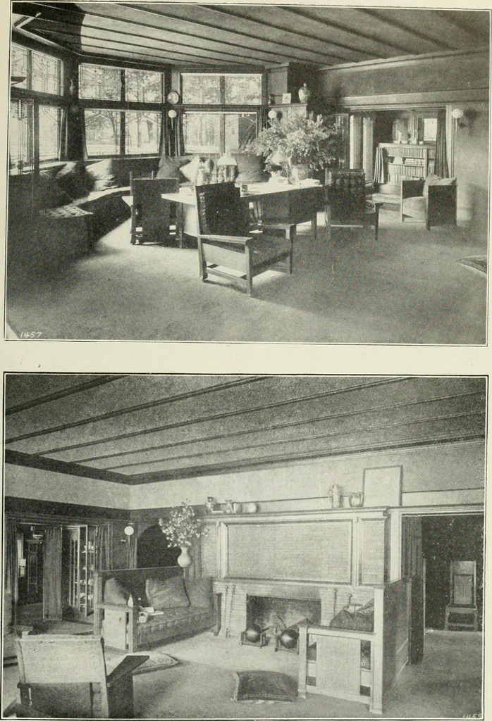 An illustration from Cyclopedia of architecture, carpentry, and building : a general reference work, 1912, leaf 318