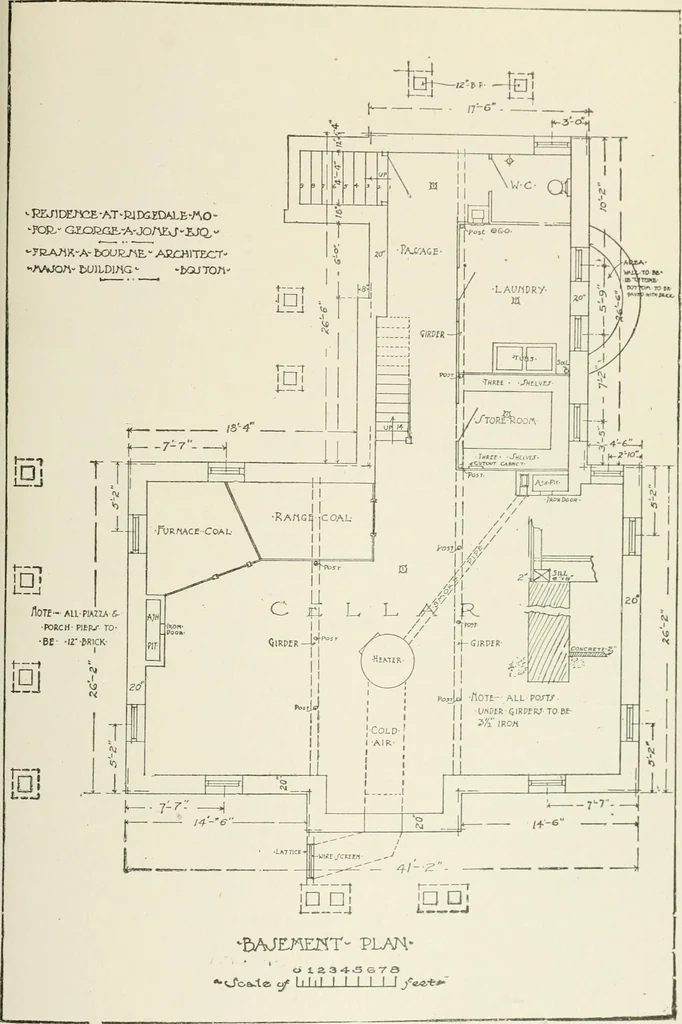 An illustration from Cyclopedia of architecture, carpentry, and building : a general reference work, 1912, leaf 368