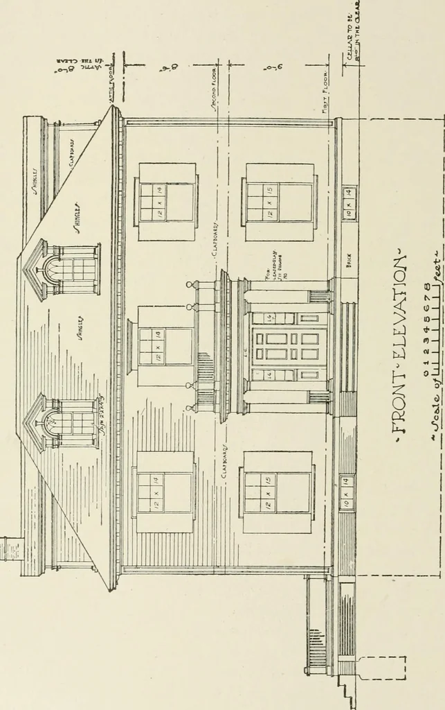 An illustration from Cyclopedia of architecture, carpentry, and building : a general reference work, 1912, leaf 375