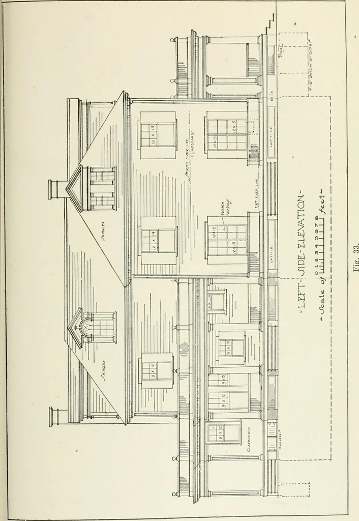 An illustration from Cyclopedia of architecture, carpentry, and building : a general reference work, 1912, leaf 376