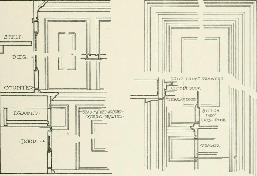 An illustration from Cyclopedia of architecture, carpentry, and building : a general reference work, 1912, leaf 388