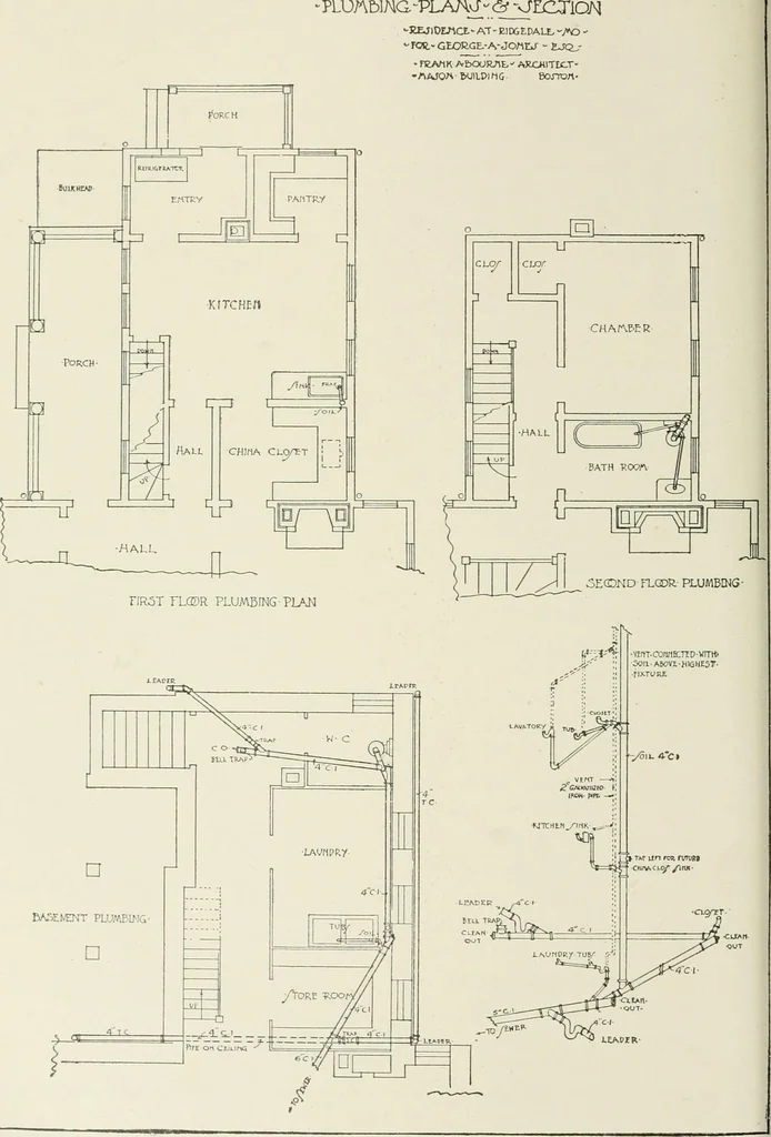 An illustration from Cyclopedia of architecture, carpentry, and building : a general reference work, 1912, leaf 389
