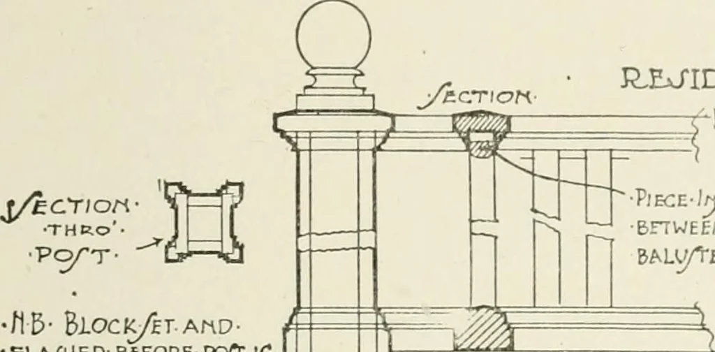 An illustration from Cyclopedia of architecture, carpentry, and building : a general reference work, 1912, leaf 396