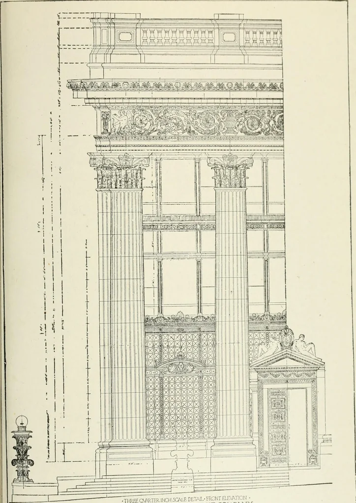 An illustration from Cyclopedia of architecture, carpentry, and building : a general reference work, 1912, leaf 404